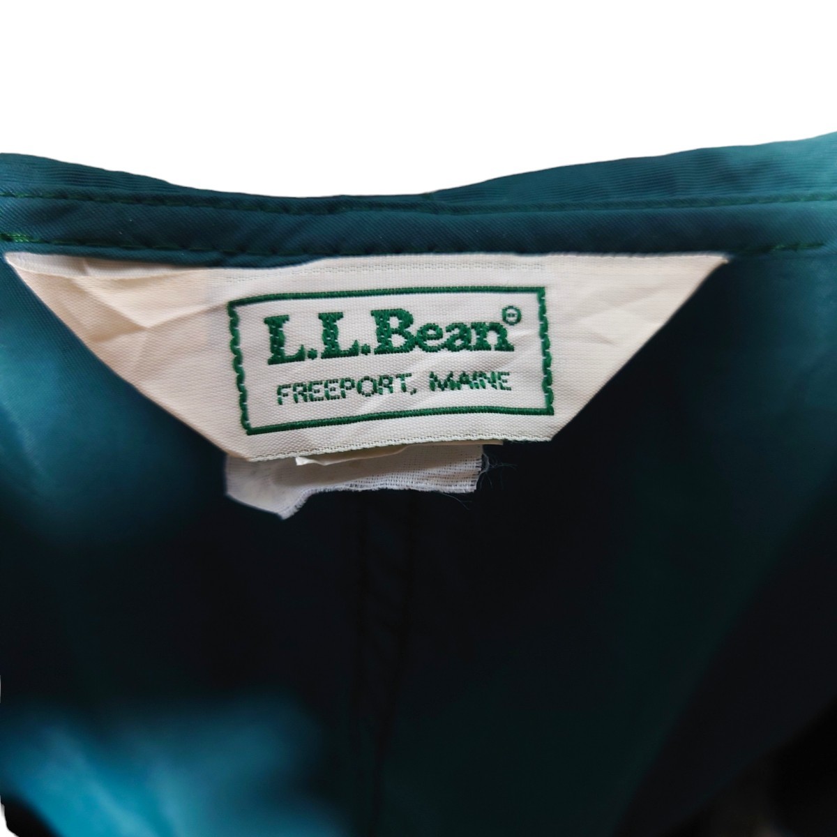 【L.L.Bean】80's USA製 企業ロゴ ナイロンジャケットA-1548_画像10