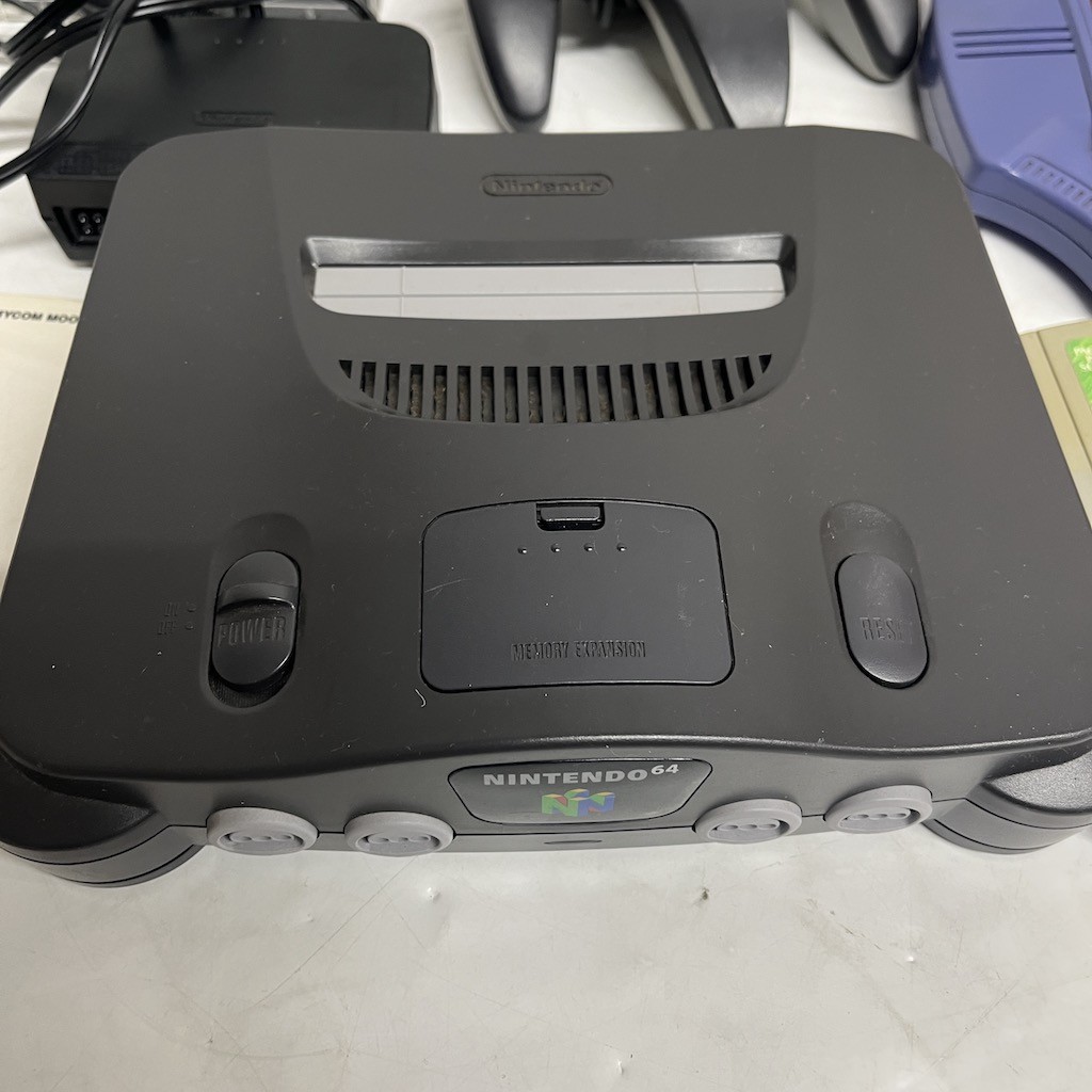 任天堂 NINTENDO 64 本体 コントローラー スーパーマリオ マリオゴルフ 牧場物語 オトカルチョ まとめてセット 　角D1010-34_画像4