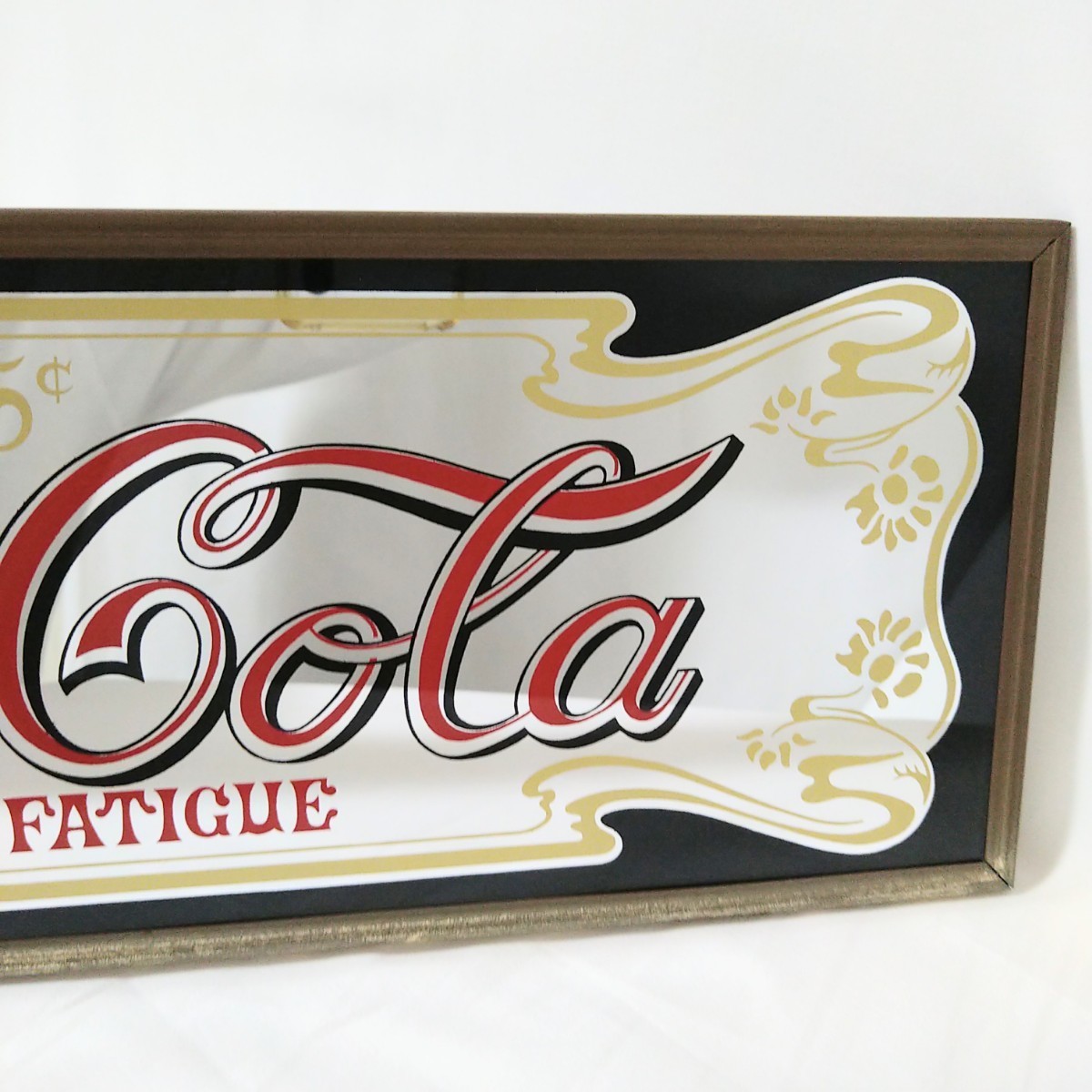Coca Cola コカコーラ　パブミラー　鏡　ビンテージ　ヴィンテージ　アンティーク　レトロ　当時物　Coca-Cola　コカ・コーラ　Coca'Cola_画像5