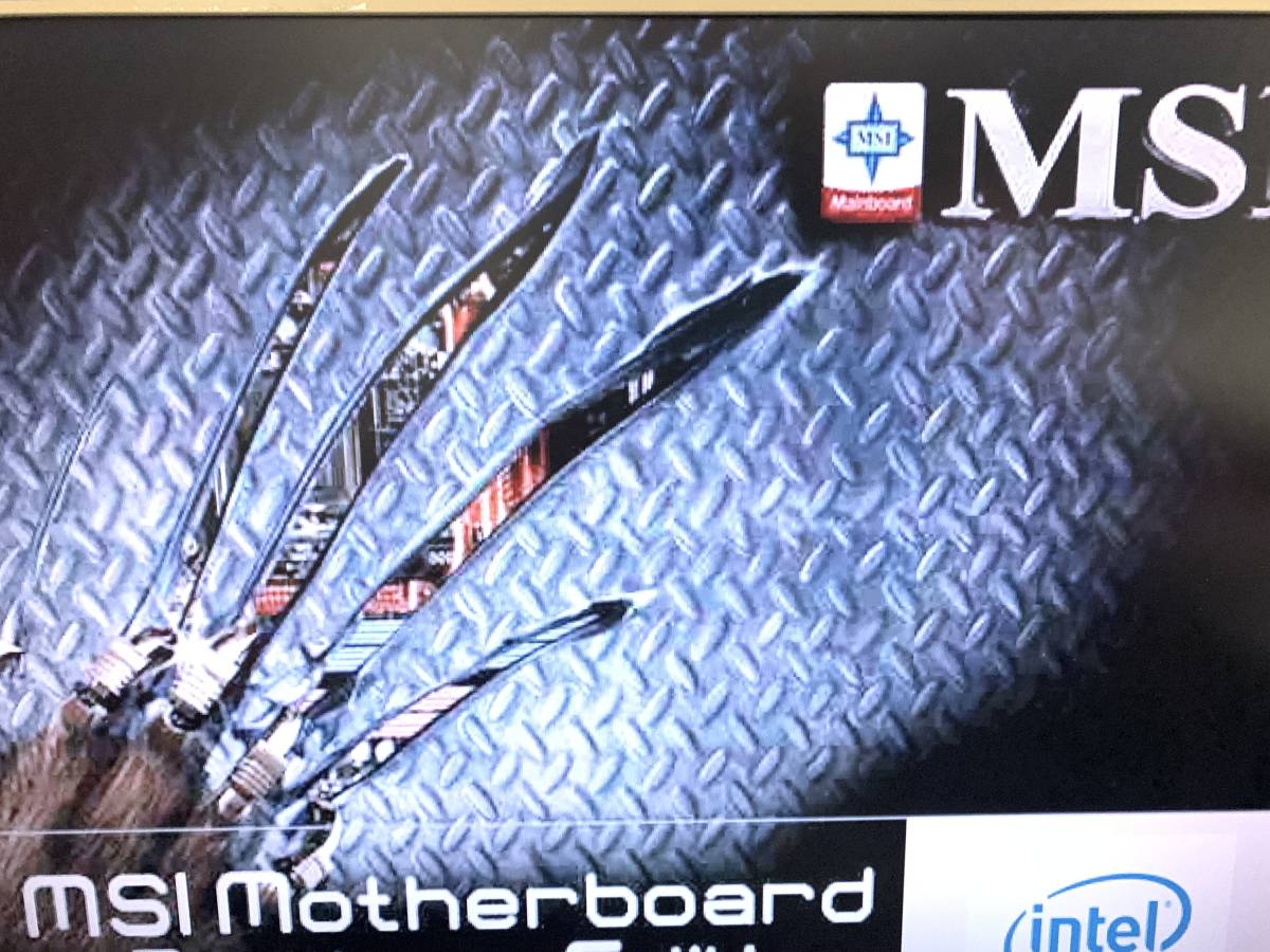 MSI X48 Platinum ATXマザーボード　LGA775 DDR3メモリー(4GB)、CPUクーラークラーマスター付き　中古品_画像9