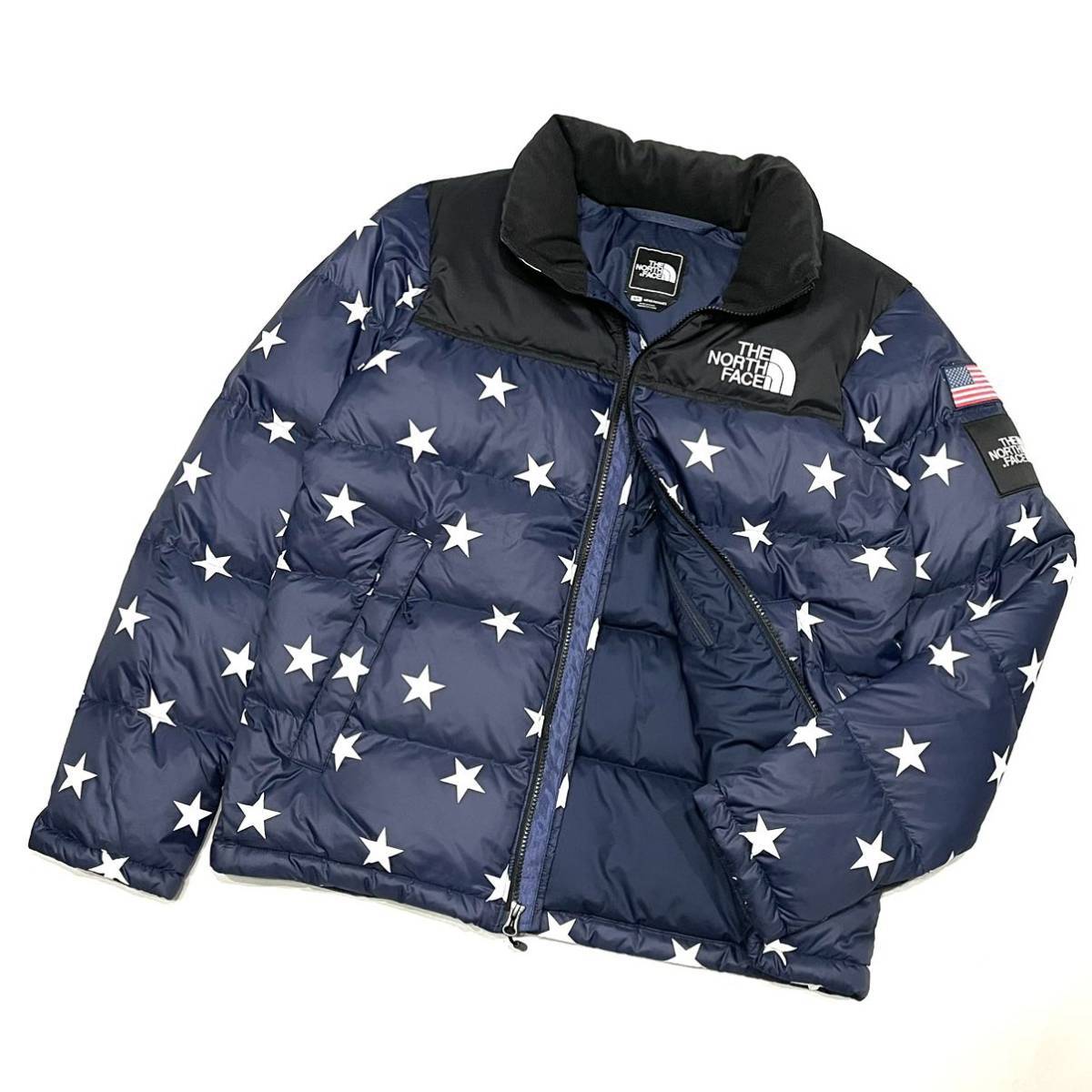 新品同様 正規品 THE NORTH FACE ノースフェイス NF0A3BZ9 International Pack スター ヌプシ ダウンジャケット オリンピック モデル S_画像2