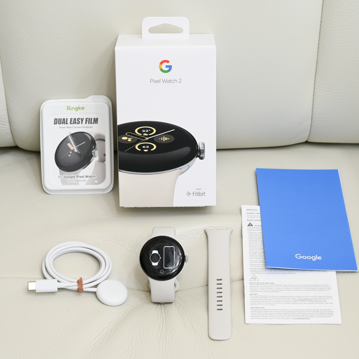 中古極美品】 Google Pixel Watch 2 2023年10月モデル Polished Silver