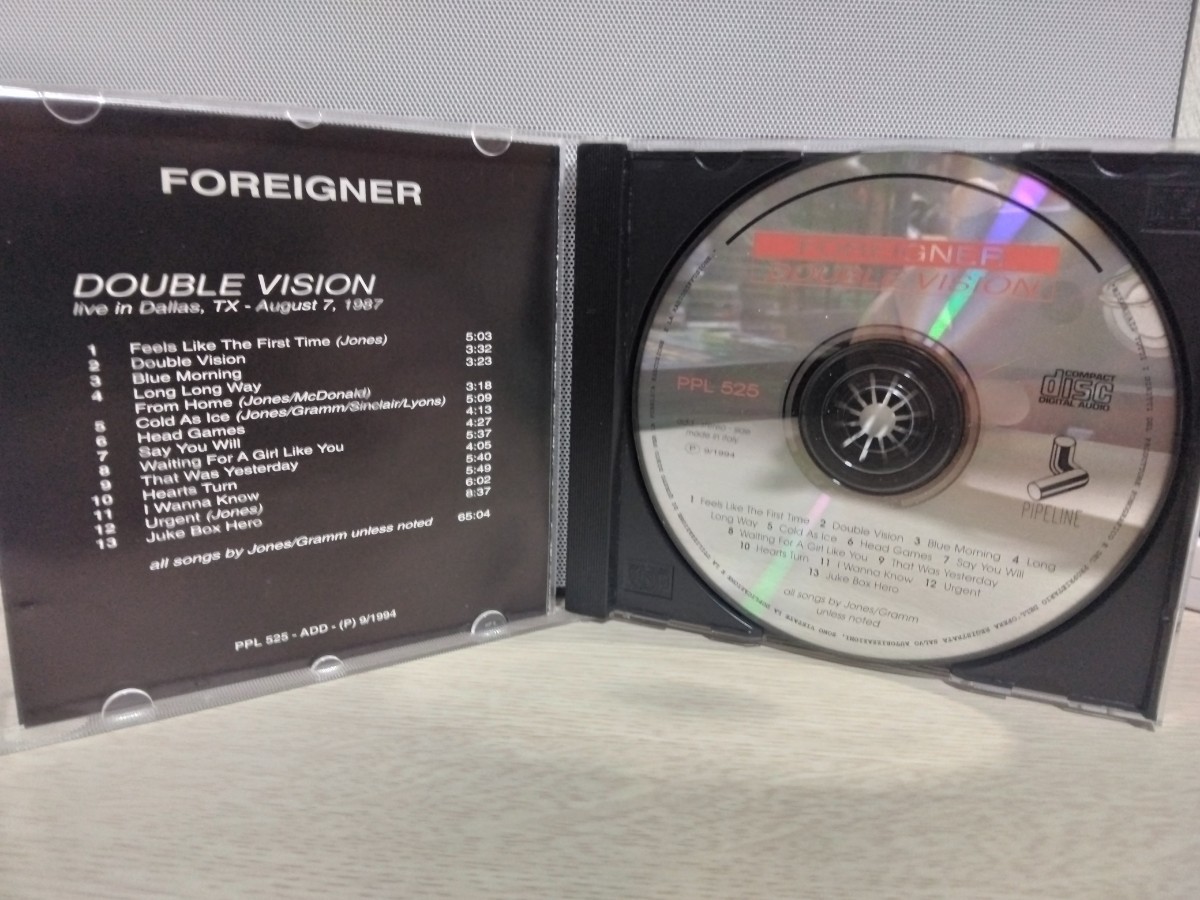 ☆FOREIGNER☆DOUBLE VISION【ライヴ盤】フォリナー CDの画像2