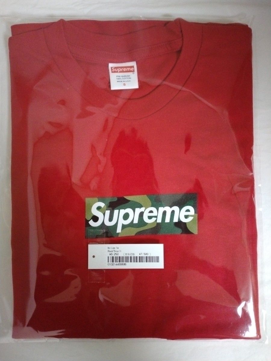 新品未開封Supreme Box Logo Tee Red Small ボックスロゴ