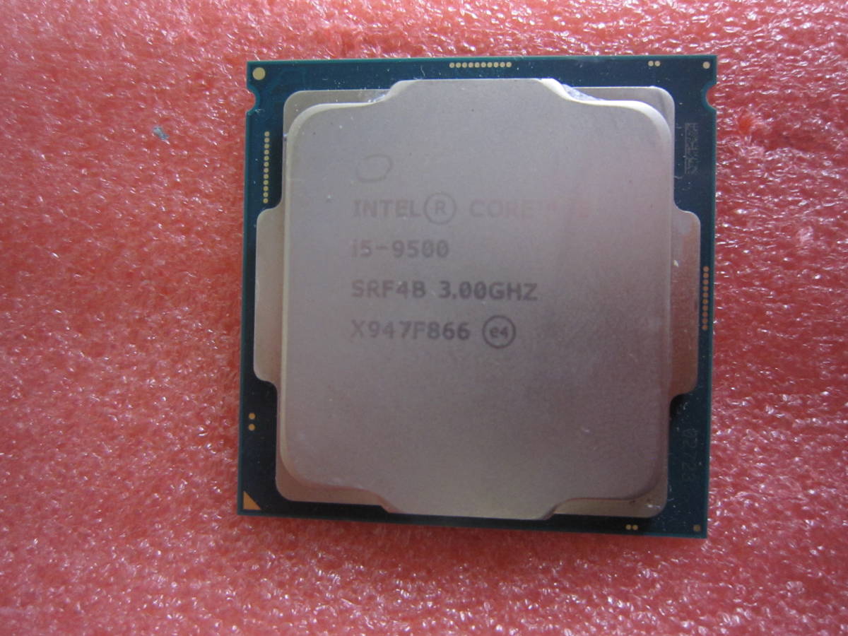 8008★CPU Intel Core i5 9500 3.00GHz SRF4B 動作品_画像1