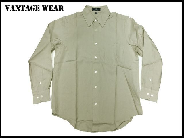 新品VANTAGE　USA USA サイズ ワイドボデイー リラックス mens dress shirt 58%OFF_画像1