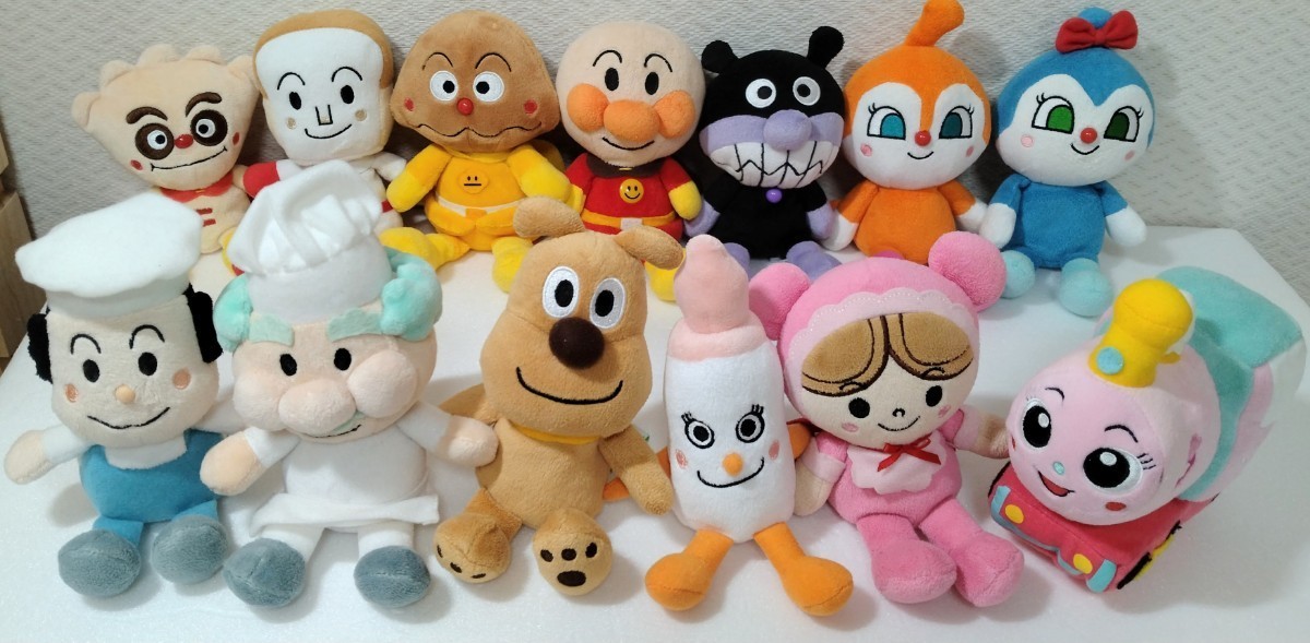 アンパンマン ぬいぐるみ 13点セット】セガトイズ アンパンマン アンパンマン ぬいぐるみ 13点セット】セガトイズ アンパンマン