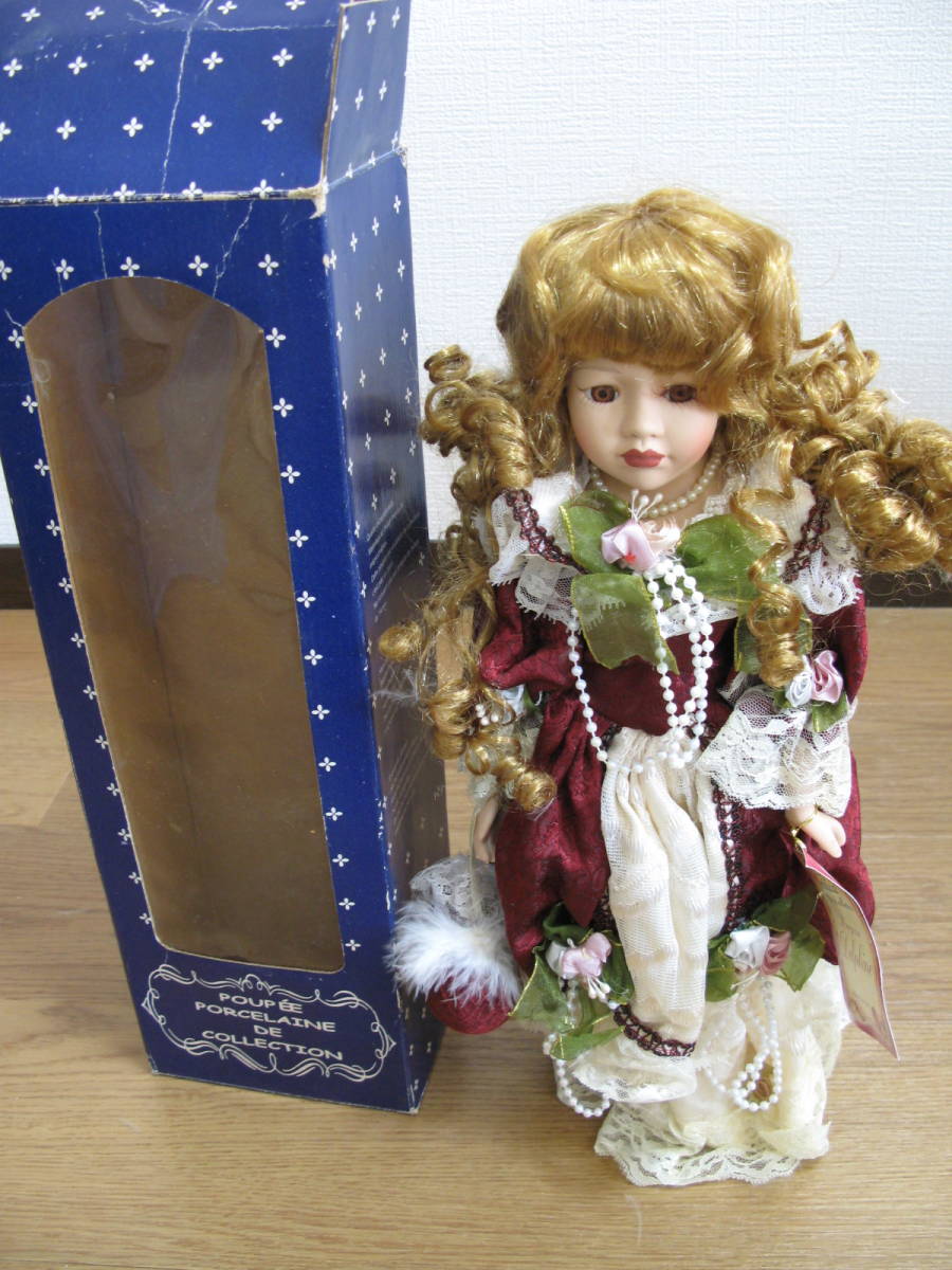 日本未発売　ビスクドール　poupee de collection en porcelaine フランス人形 40cm