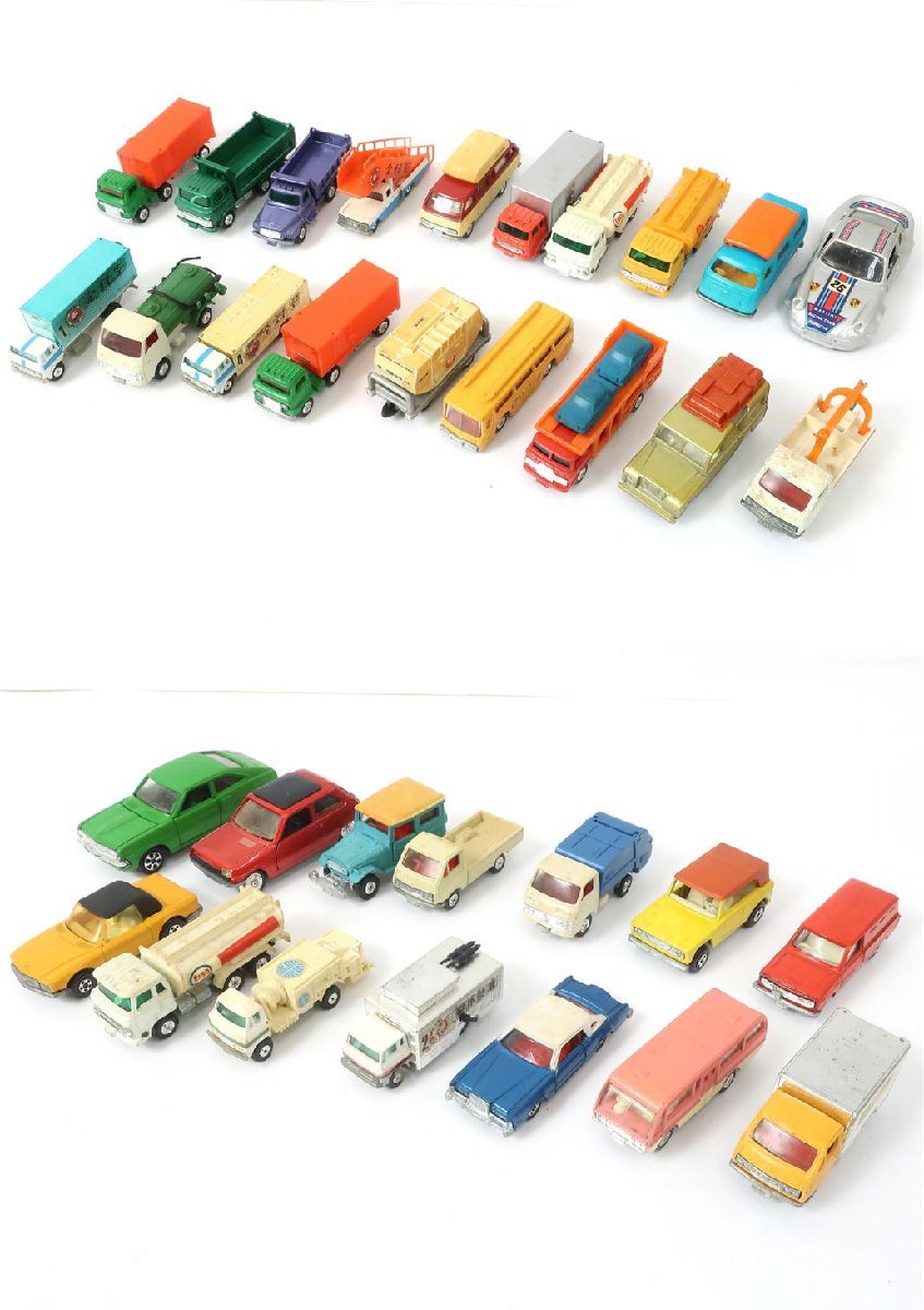 1円【ジャンク】TAKARA TOMY トミカまとめ売り セット ミニカー 重機 消防車 スポーツカー トラック/65_画像3