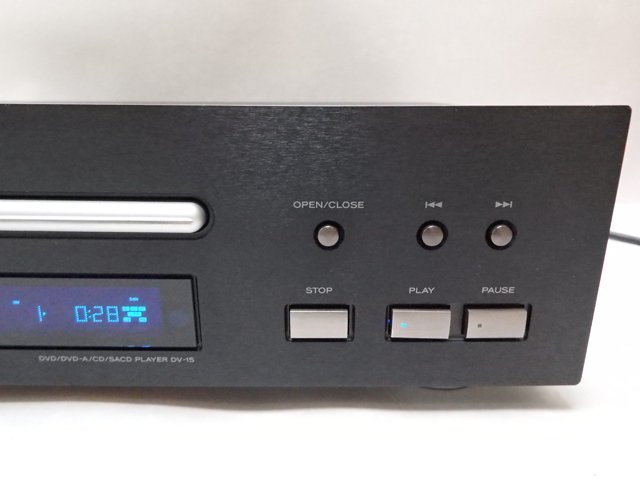 TEAC ティアック DV-15 ユニバーサルプレーヤー SACD/CD/DVD リモコン付き_画像4