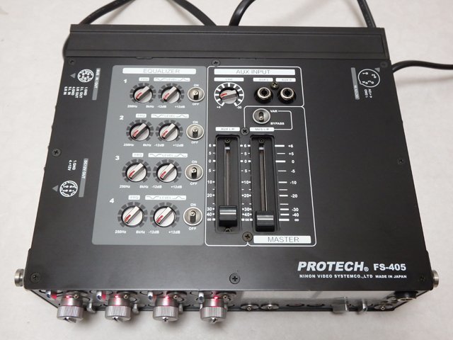 PROTECH プロテック FS-405 4chフィールドミキサー キャリングケース付き_画像4