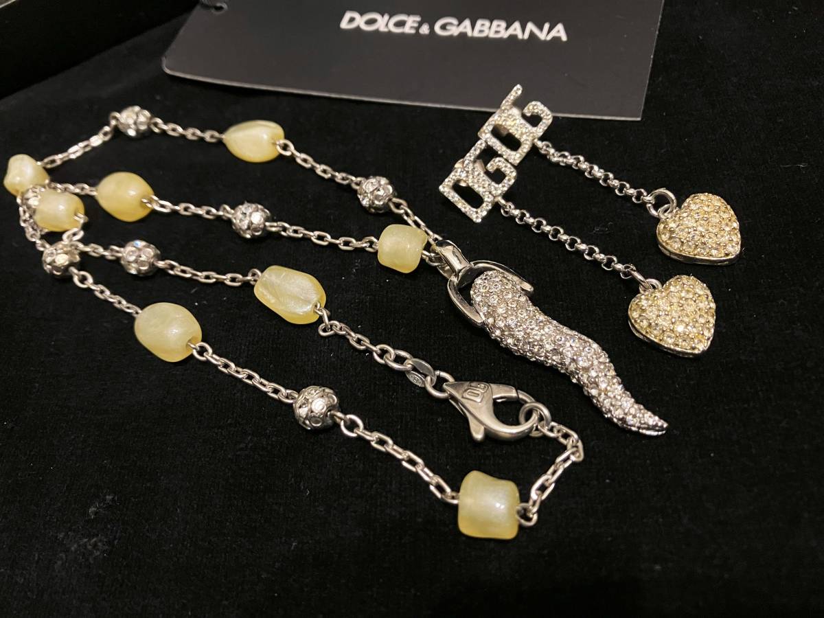 ★★送料込み！DOLCE＆GABBANA ドルチェアンドガッバーナ☆ネックレス＆ピアスセット☆USED★★_画像7