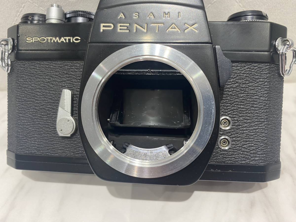 A681-9 1円～ アサヒ ペンタックス ASAHI PENTAX SPOTMATIC SP シャッターが切れることのみ確認 現状品_画像6