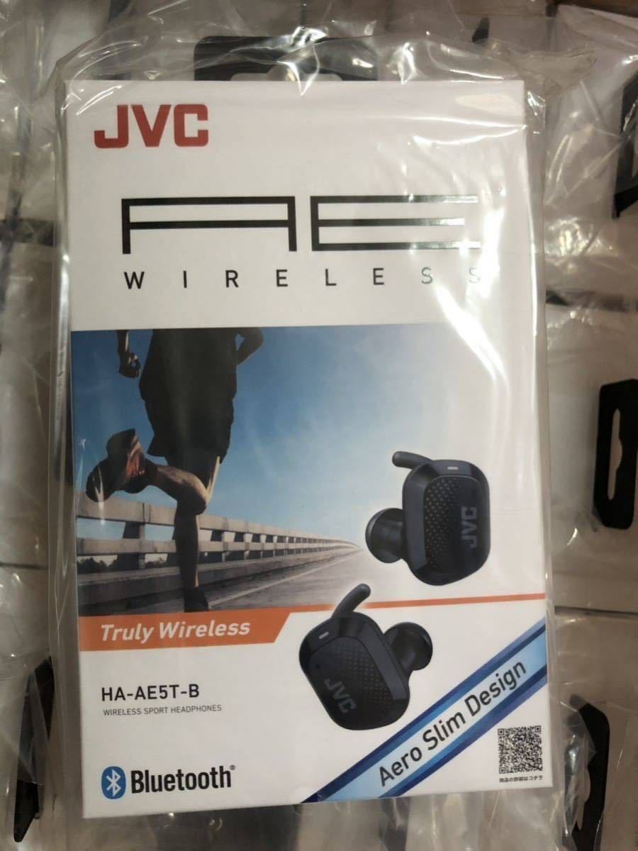 JVC HA-AE5T-B 完全ワイヤレスイヤホン 本体質量6.2g小型軽量ボディ最大27時間再生 防水防塵仕様 Bluetooth Ver5.0対応 ブラック_新品未開封品です。