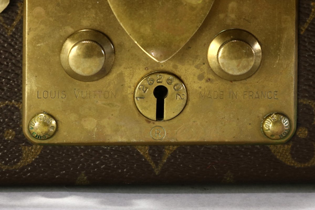 【開】Louis Vuitton ルイヴィトン プレジデント・クラソール モノグラム アタッシュケース ヴィンテージ ハードケース M53012_画像9