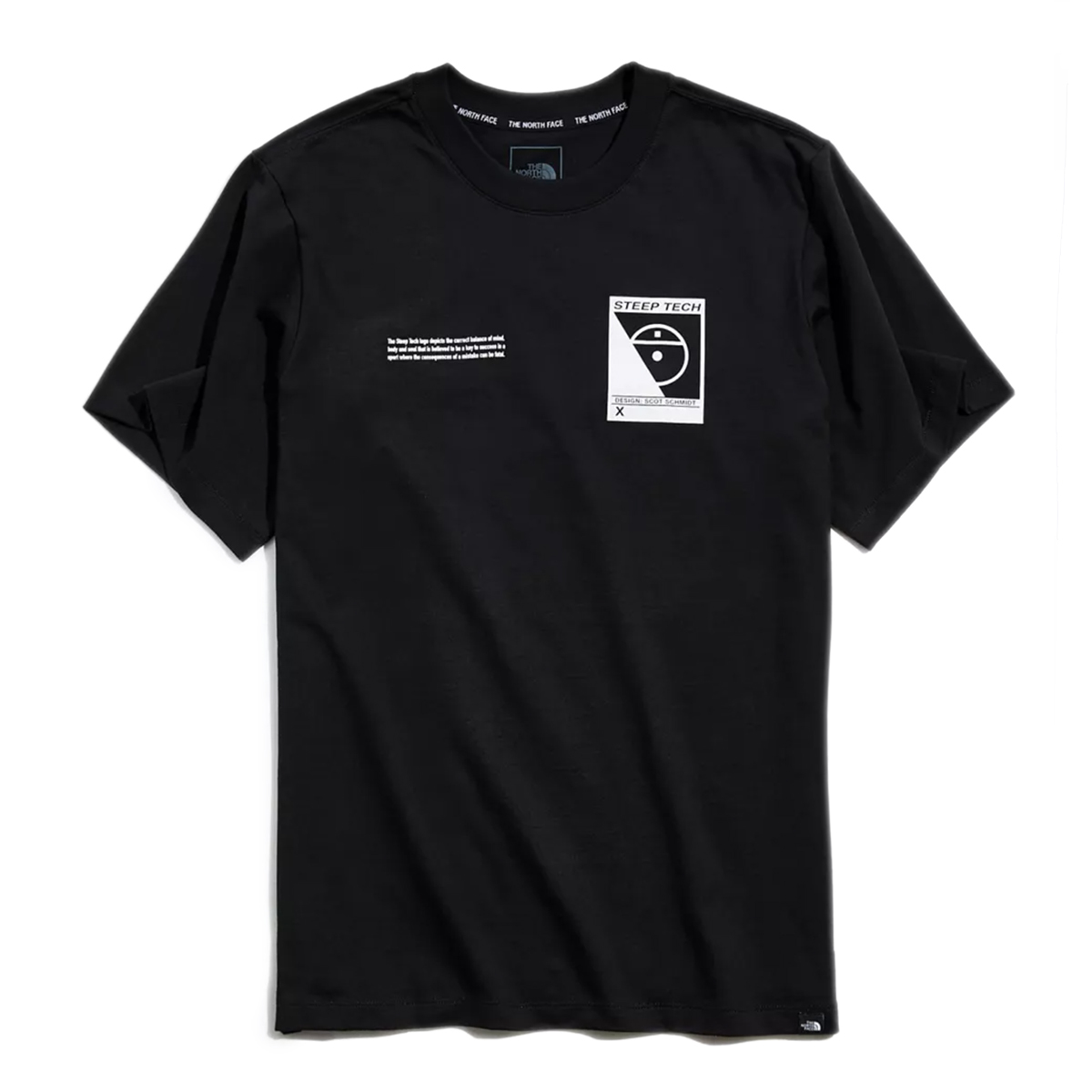 【新品本物 USA購入】THE NORTH FACE ノースフェイス■ STEEP TECH LOGO SS TEE ■ ブラック / S ■Tシャツ グラフィック ロゴ 海外限定