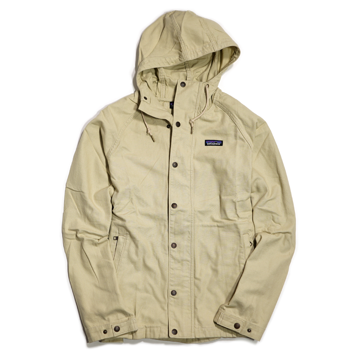 【新品本物 USA購入】Patagonia パタゴニア■ Cotton Canvas Jacket ■ ベージュ / L ■オーガニック コットン キャンバス ジャケット_画像2