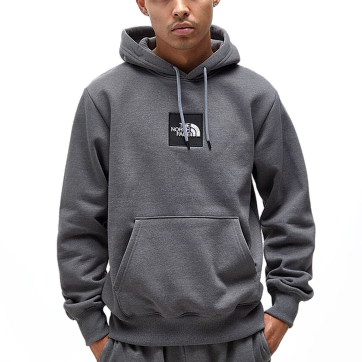 【新品本物 USA購入】THE NORTH FACE ノースフェイス■ HEAVYWEIGHT BOX HOODIE ■ グレー / L ■ボックスロゴ パーカー 海外限定_画像1