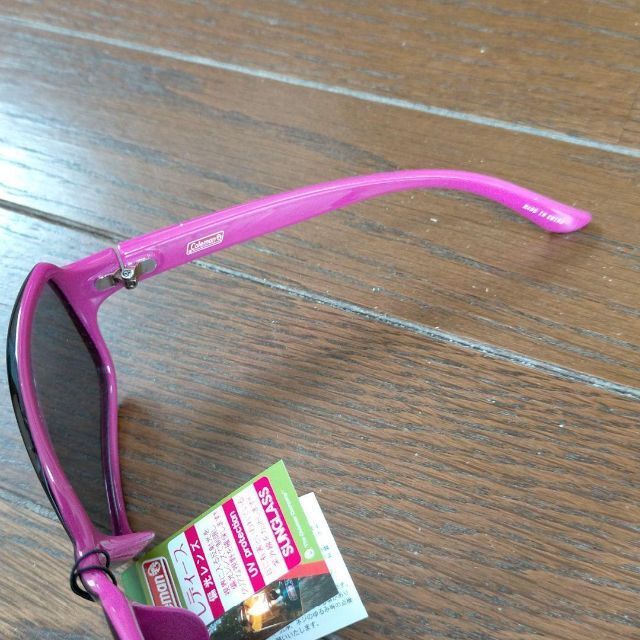 Coleman polarizing lens sports sunglasses pink frame 