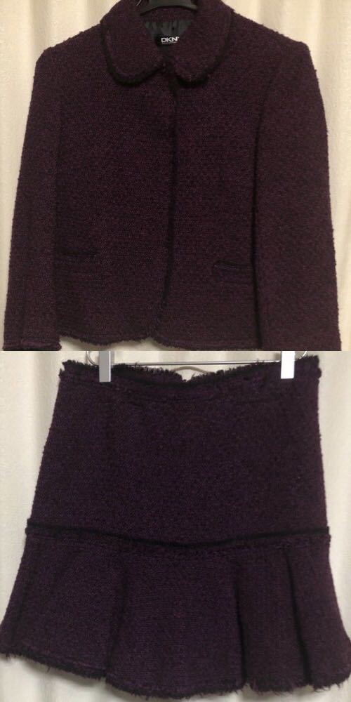 DKNY◆ツイードスーツ（スカート）◆上サイズ6・下サイズ4_画像8