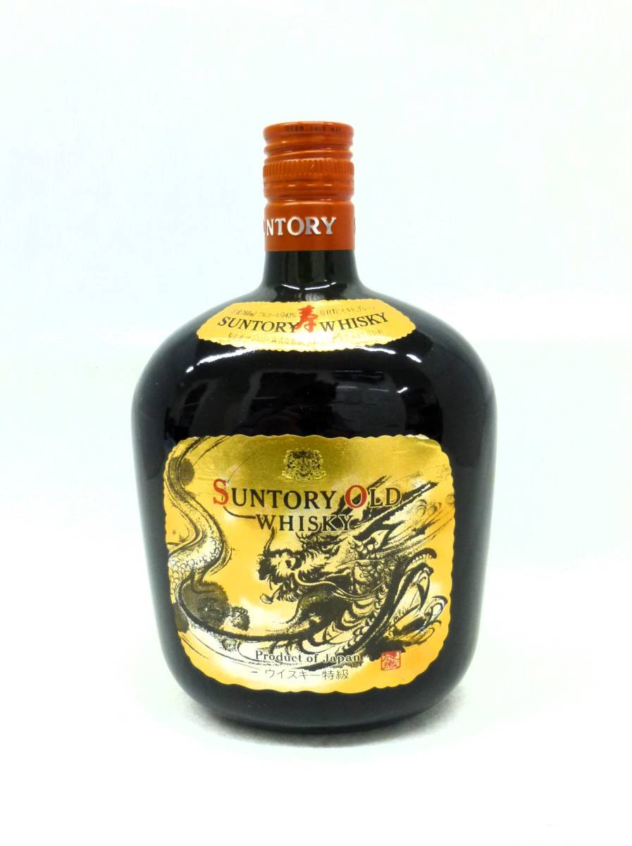 【同梱歓迎】1円～ サントリー オールド 干支ボトル 辰 たつ 龍 竜 寿 SUNTORY OLD 760ml ウイスキー 特級_画像1