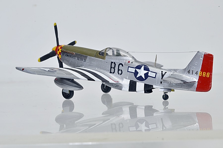 1/144 【完成品】☆ P-51Dマスタング　チャールズ・E・イェーガー大尉_画像7