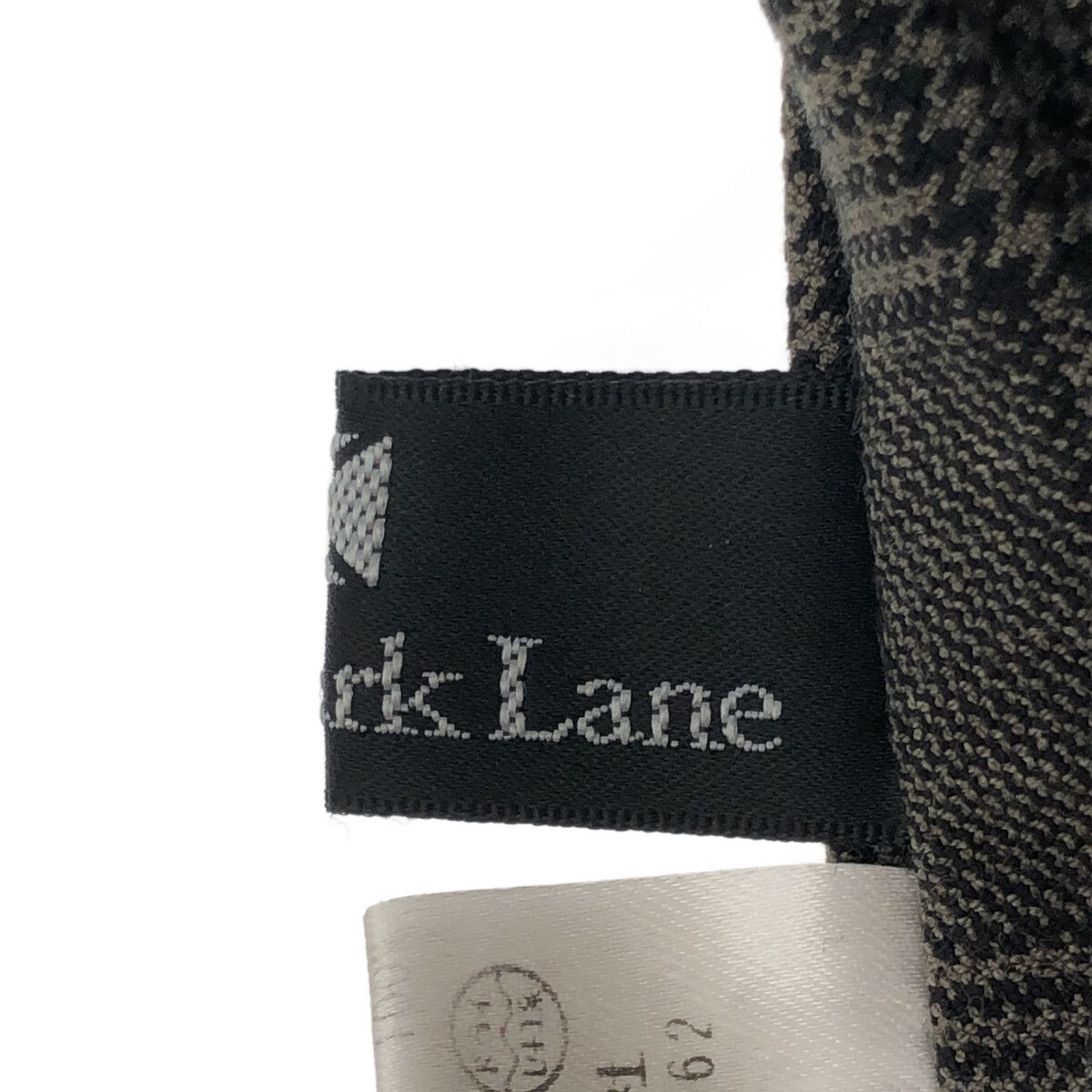 ☆極美品☆ Karl Park Lane カールパークレーン パンツ グレンチェック スラックス レディース 大きいサイズ グレー L 901-3966_画像6