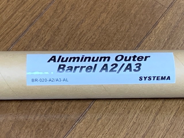 SYSTEMA製　M16A2/M16A3用アルミアウターバレル　絶版品　約40％off　トレポン　PTW_画像2