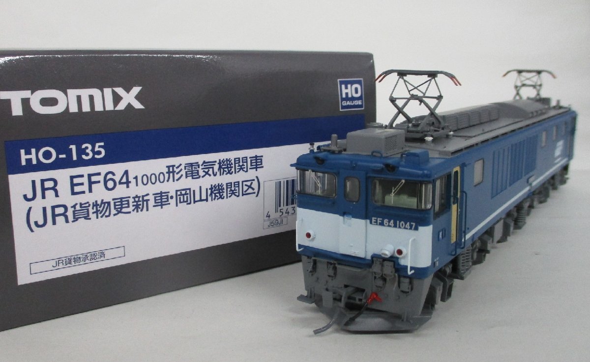 TOMIX HO-135 JR EF64 1000形電気機関車(JR貨物更新車・岡山機関区)【ジャンク】oah113007
