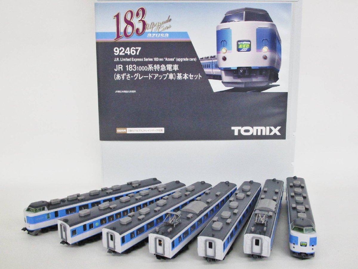 TOMIX 92467+92468 183-1000系（あずさ・グレードアップ車） 基本+増結 7両まとめて【D】krn111009_画像1