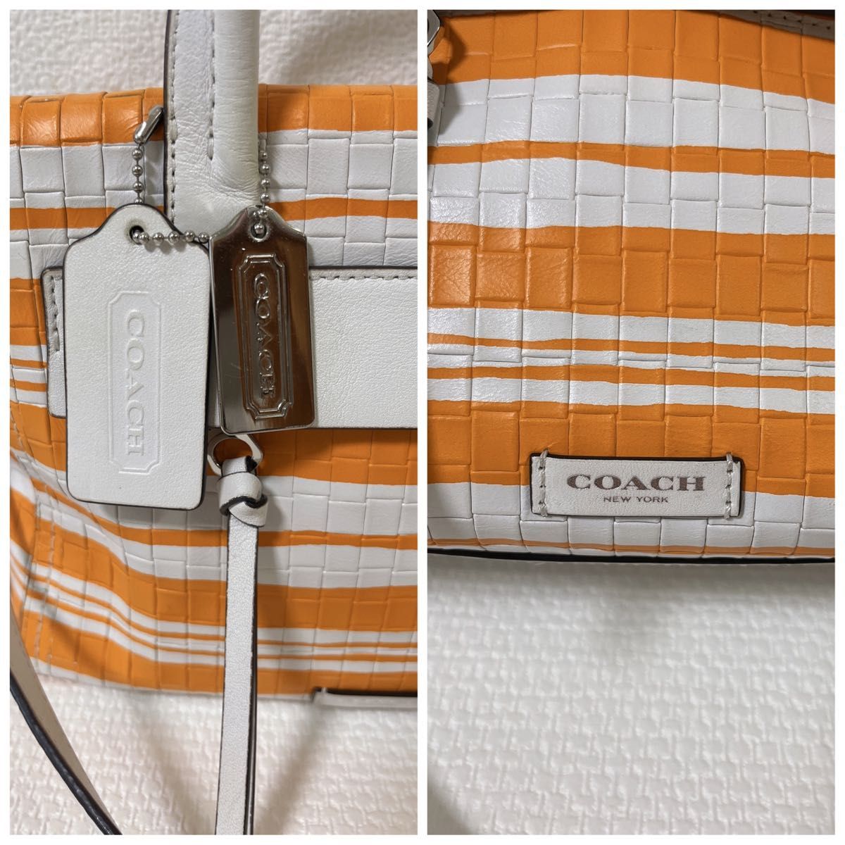 美品】COACH コーチ ショルダーバッグ 2WAY ハンドバッグ 美品】COACH コーチ ショルダーバッグ 2WAY ハンドバッグ
