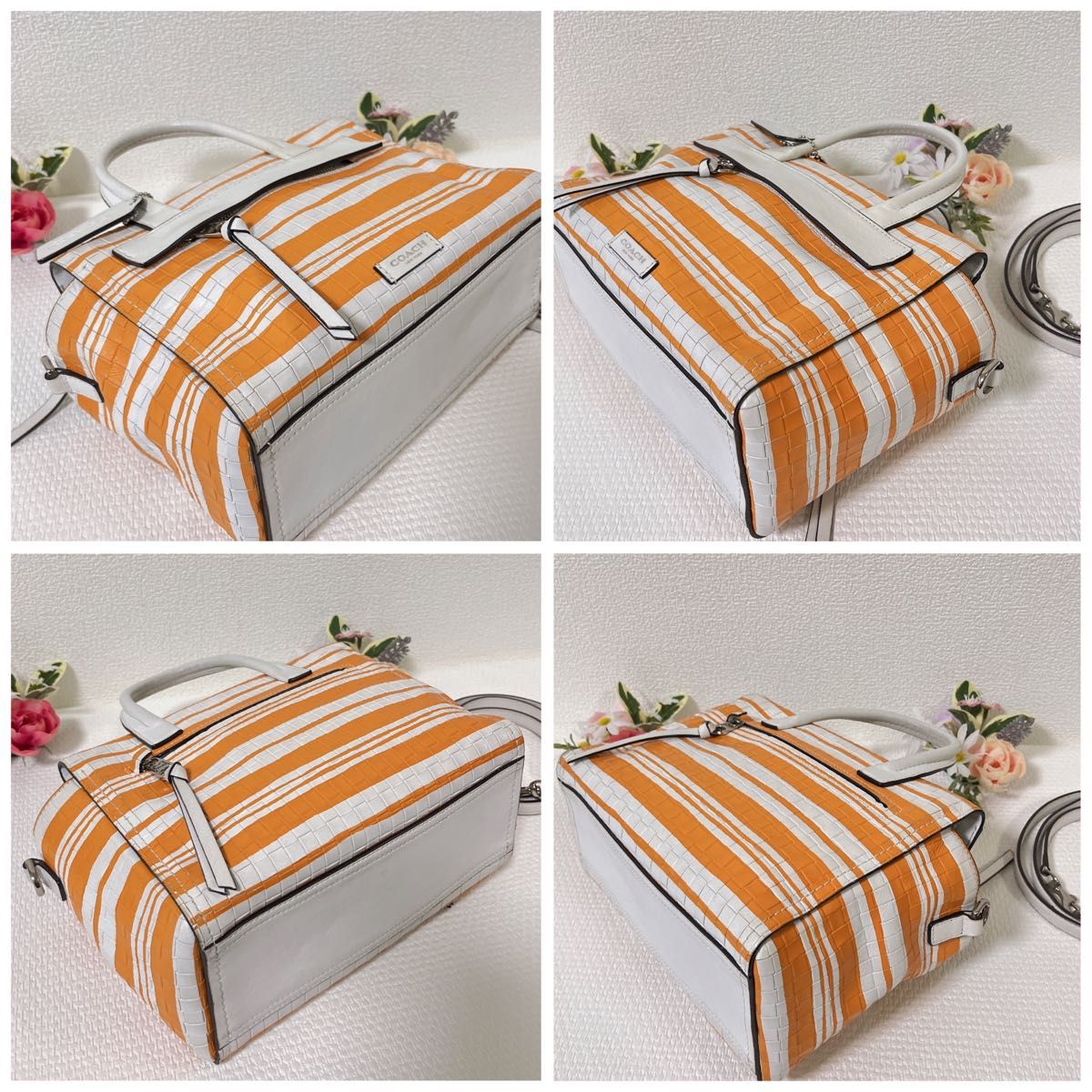 美品】COACH コーチ ショルダーバッグ 2WAY ハンドバッグ 美品】COACH コーチ ショルダーバッグ 2WAY ハンドバッグ