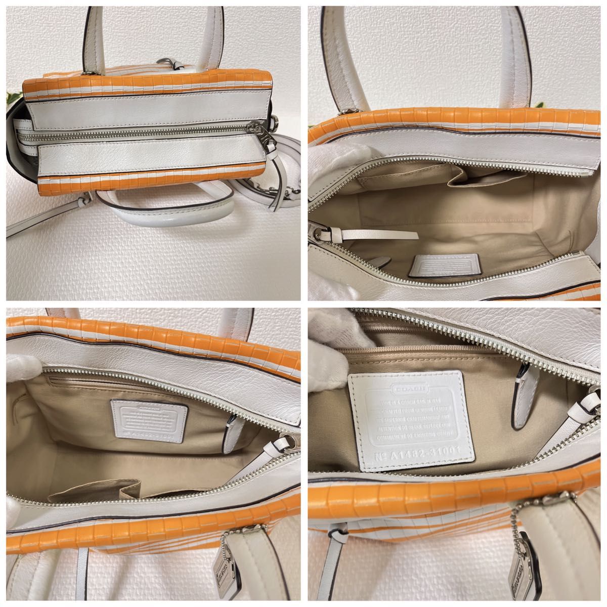 美品】COACH コーチ ショルダーバッグ 2WAY ハンドバッグ 美品】COACH コーチ ショルダーバッグ 2WAY ハンドバッグ