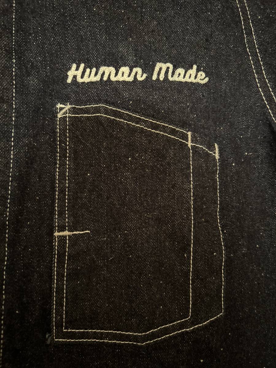 HUMANMADE★STRM CWBY DENIM JAKET /L/未着用/ステッカー付き_画像6