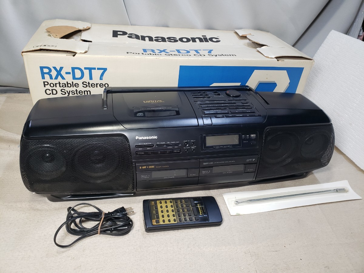 美品Panasonic パナソニック RX-DT7 バブルラジカセ ラジオ カセット