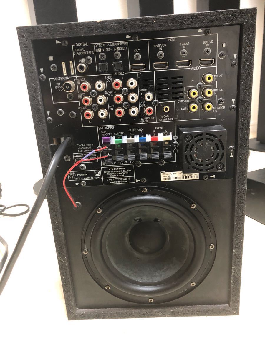     原文:Pioneer 5.1chサラウンドシステム HTP-S727 美品