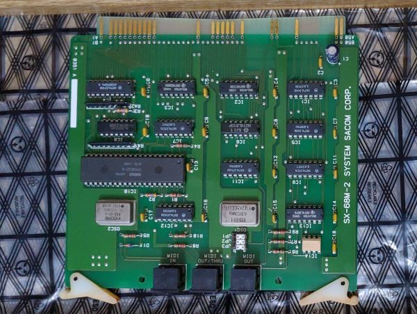 【動作品】SYSTEM SACOM SX-68M2 MIDIボード SHARP X68000　シャープ_画像3