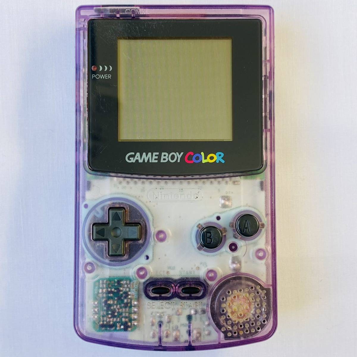 未使用品】 COLOR GAMEBOY ゲームボーイカラー 任天堂 クリアパープル