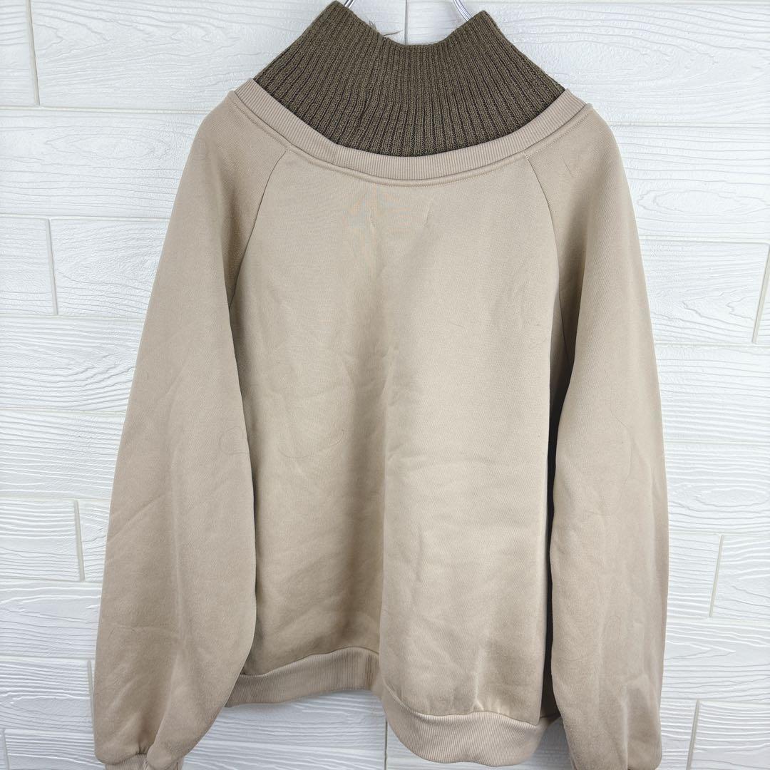 [ beautiful goods ]Waiehu size 36(S) beige sweatshirt sueto