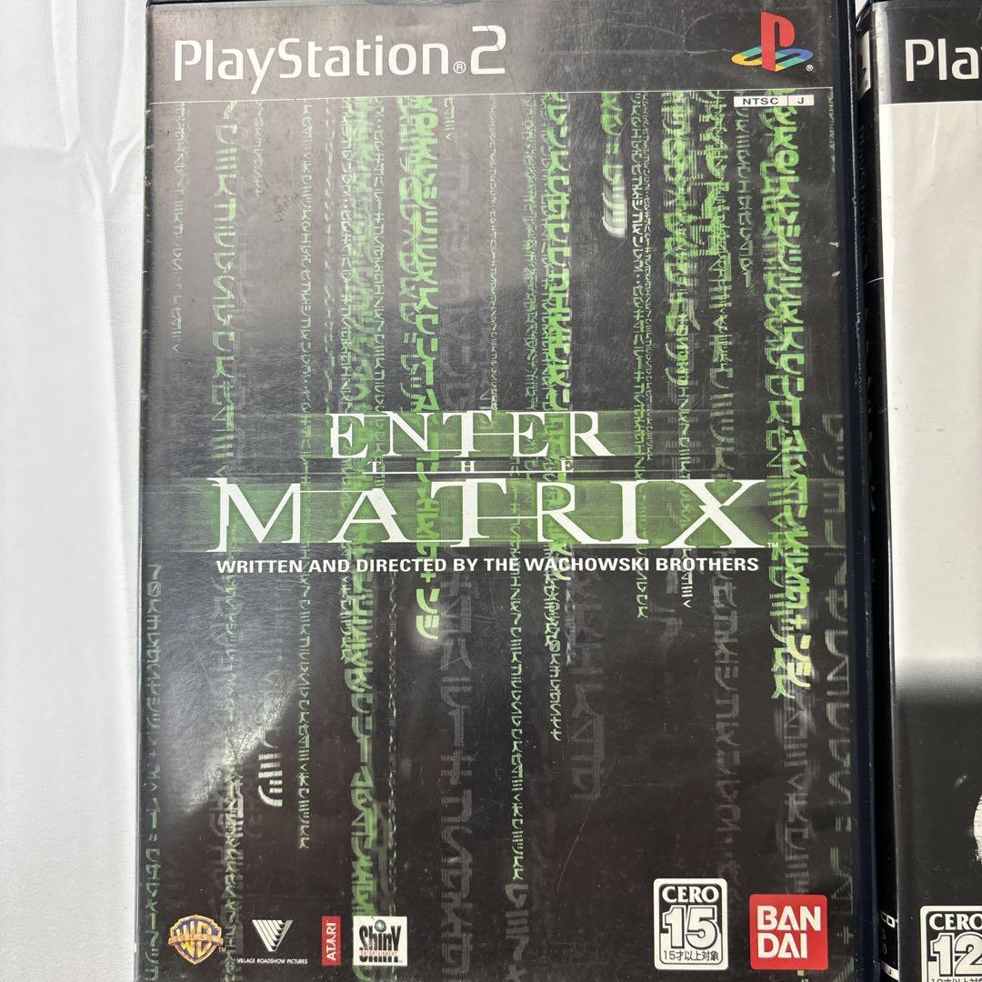 PS2まとめ売りENTER THE MATRIX BLEACH ソウルキャリバ