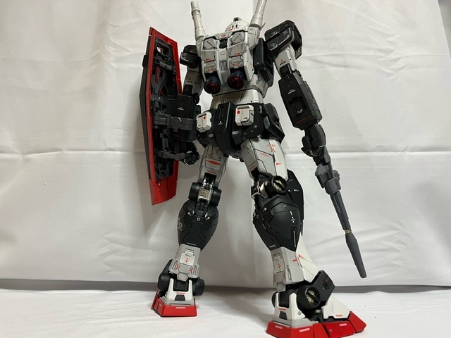 パーフェクトグレード　ＰＧ ＵＮＬＥＡＳＨＥＤ　1/60 　ガンダム　プロトタイプカラー　塗装済み完成品　044　バンダイ　アンリーシュド_画像8