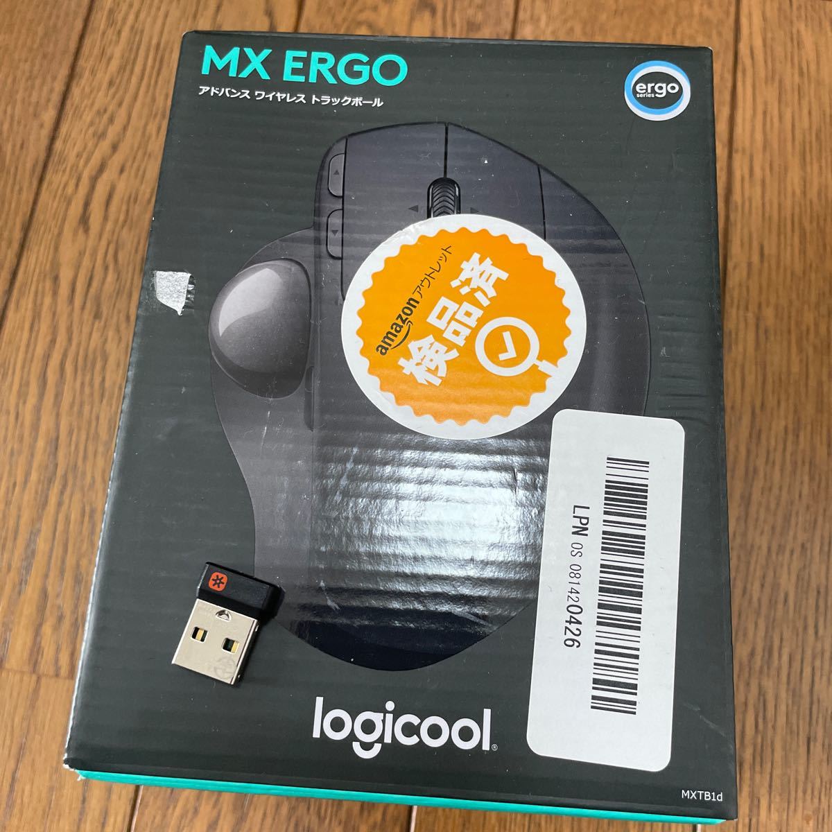 Amazon限定ロジクール ワイヤレストラックボール MX ERGO MXTB1d Bluetooth Unifying 8ボタン 高速充電式 マウス 国内正規品 Logicool _画像5