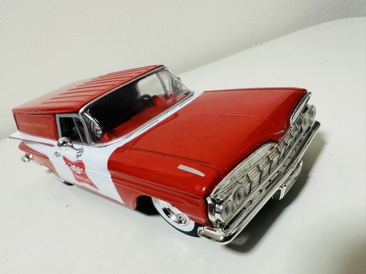 AutoWorldオートワールド/'59 Chevyシボレー Sedanセダン Deliveryデリバリー 1/24 絶版_画像4