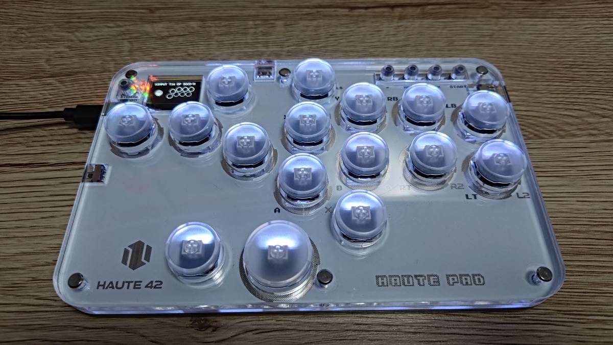 薄型レバーレスコントローラー 16ボタン hitbox アケコン 格ゲー