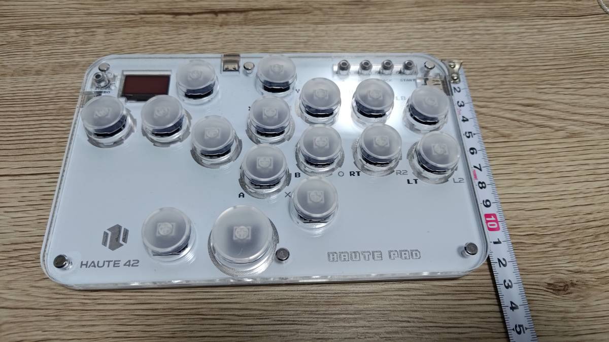 薄型レバーレスコントローラー 16ボタン hitbox アケコン 格ゲー