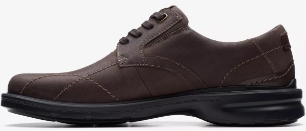 Clarks 27cm コンフォート レース ビジネス スニーカー ローファー ダーク ブラウン スリッポン ブーツ レザー ランニング スーツ JJJ242_画像6