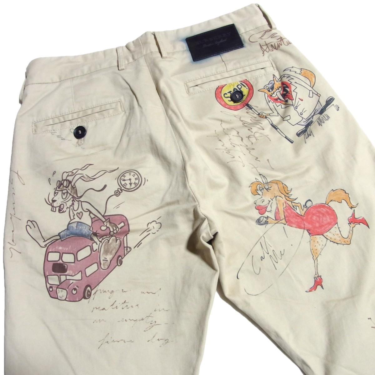 18SS BURBERRY LONDON ENGLAND SAND CHINO PANTS バーバリー 18SS BURBERRY LONDON ENGLAND SAND CHINO PANTS バーバリー