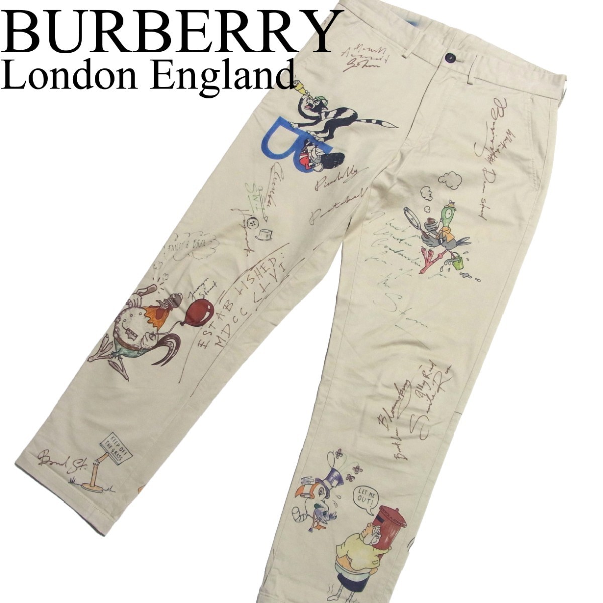 18SS BURBERRY LONDON ENGLAND SAND CHINO PANTS バーバリー 18SS BURBERRY LONDON ENGLAND SAND CHINO PANTS バーバリー