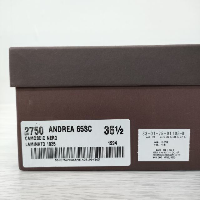 PELLICO ANDREA 658C 定価52920円 サイズ36 1/2 やぎ革 牛革 レザー 革 ハイヒール パンプス ブラック ペリーコ 3-1125G 227937_画像6