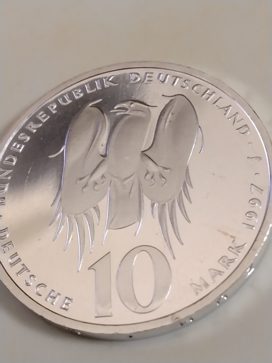 ドイツ 1997J 10マルク銀貨 500th Anniversary-Philipp Melanchthon_画像2